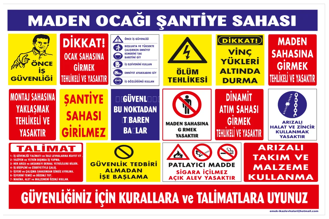 Kombine Levha – Maden Ocağı Şantiye Sahası (70x100)
