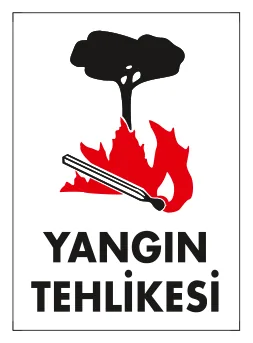 Yangın Tehlikesi Levhası