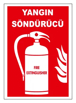 Yangın Söndürücü Levhası