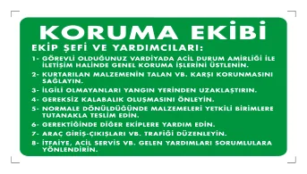 Koruma Ekibi Levhası