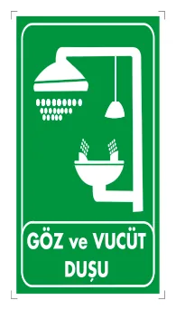 Göz ve Vücut Duşu Levhası