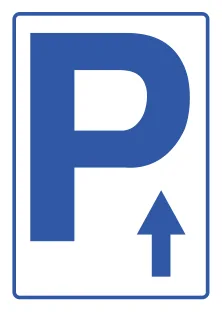 Otopark (Yukarı Ok) Levhası