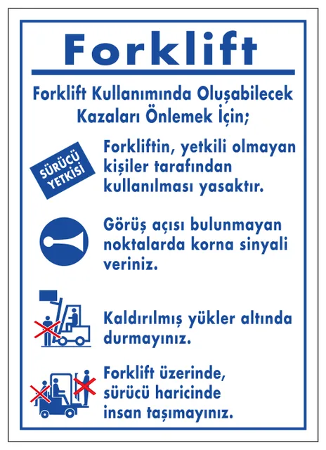Forklift Kullanım Talimatı