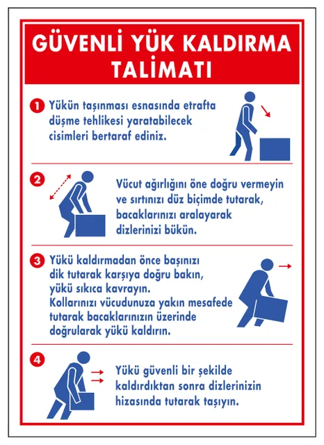 Güvenli Yük Kaldırma Talimatı