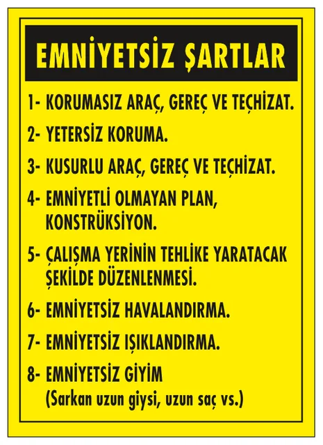 Emniyetsiz Şartlar